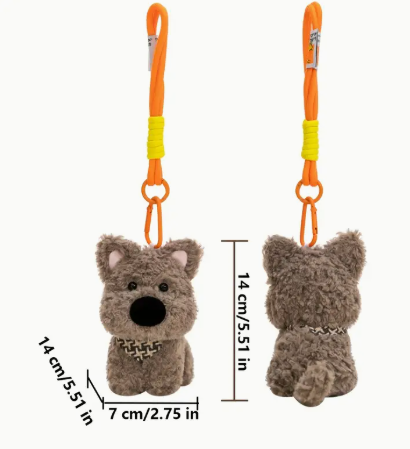 T❺❶🌻Encantos creativos de West Highland White Terrier: accesorios para mochilas