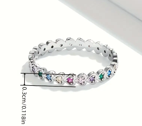 T❹❹🍂Un hermoso anillo de eternidad para mujeres