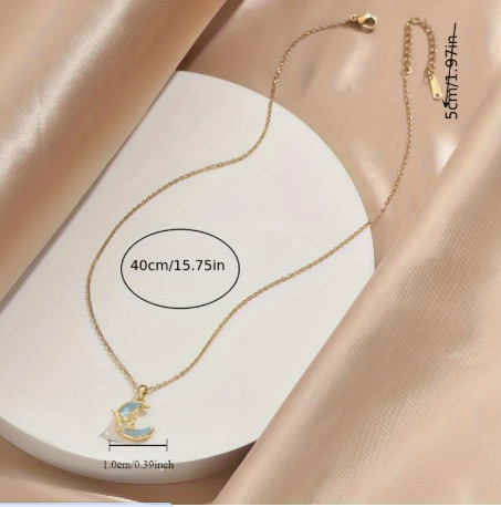 T❹❹🍂1pieza 18K Cadena de acero inoxidable chapada en oro