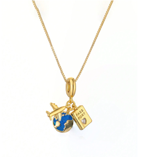 ❷⓿☀️Cadena para la clavícula de acero inoxidable
