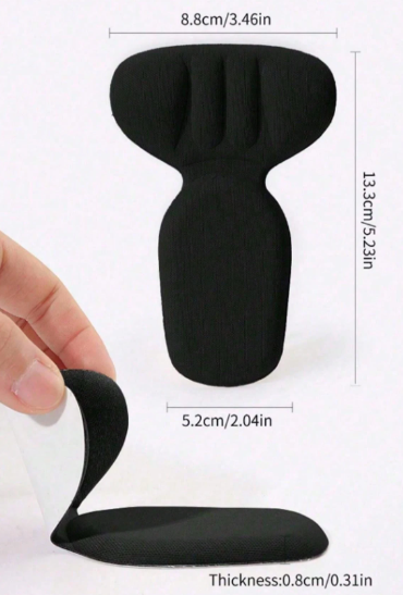 ❷❹⭐Almohadillas para talón para insertar en zapatos sueltos, adecuado para zapatos grandes de hombres y mujeres