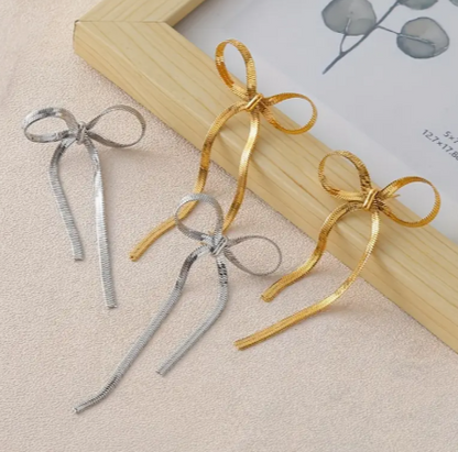 T❺❶🌻Par de pendientes de acero inoxidable, ligeros y duraderos, con diseño elegante