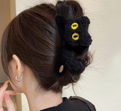 T❸❷🍁1 pieza de pinza de garra de gato 3D de felpa de otoño e invierno