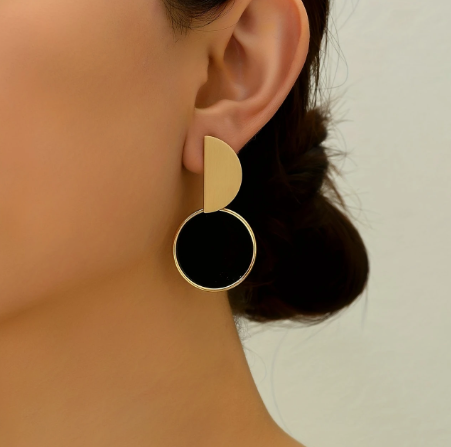 T❹❺🦋1 Par de Pendientes de Lluvia de Acero Inoxidable Elegantes para Mujeres