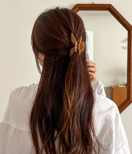 ❶⓿🧡Horquilla para cabello transparente y sólida de uso diario🧡