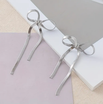 T❺❶🌻Par de pendientes de acero inoxidable, ligeros y duraderos, con diseño elegante