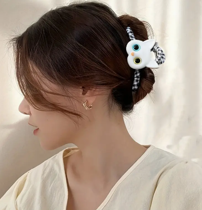T❸❸💫Nuevo Gato Lindo Garra de Pelo Clip de Tiburón para Mujeres