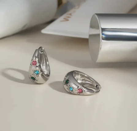 T❺❶🌻Pendientes de lágrima elegantes para adolescentes