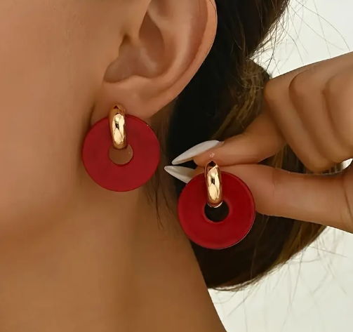 T❹❹🍂Aretes de Aro Estilo Bohemio Vintage Chic