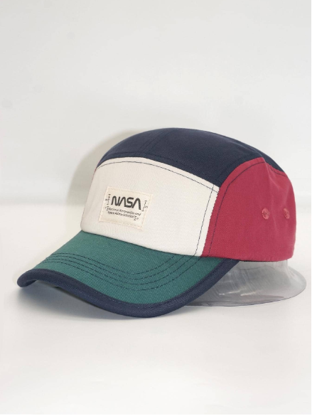 ❶❻💥Gorra de béisbol  con bloque de color y parche de letras callejero