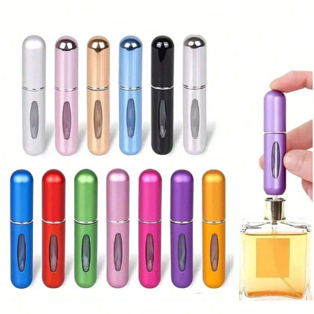 ❷❶🔥Botella de perfume recargable en spray con fondo separable para llenado, portátil y de alta calidad para viajes