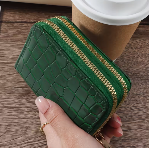 T❺❺🍂Billetera de Crédito de Gran Capacidad de Lujo