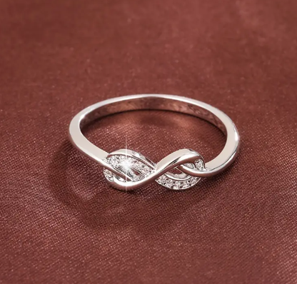 ❹❻🌹Diseño de número personalizado Anillo de piedra de circonita para mujer