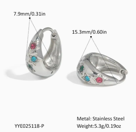 T❺❶🌻Pendientes de lágrima elegantes para adolescentes