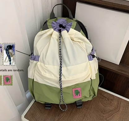 T❺❺🍄Mochila de nylon para senderismo al aire libre, mochila de deportes casual