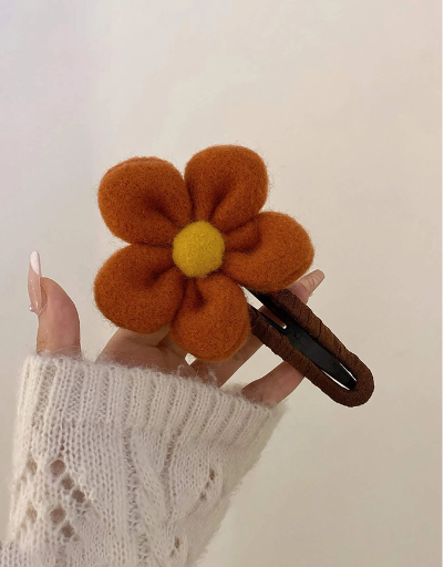 ❶❺🍄Lindo Clip De Pelo Decorado Con Flores Para La Decoracion Diaria En Mujeres