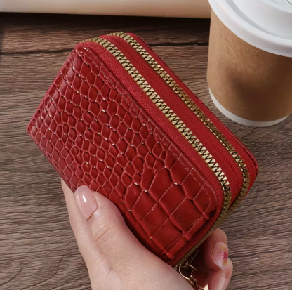 T❺❺🍂Billetera de Crédito de Gran Capacidad de Lujo