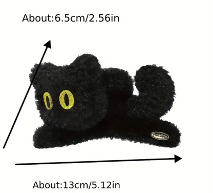 T❸❷🍁1 pieza de pinza de garra de gato 3D de felpa de otoño e invierno