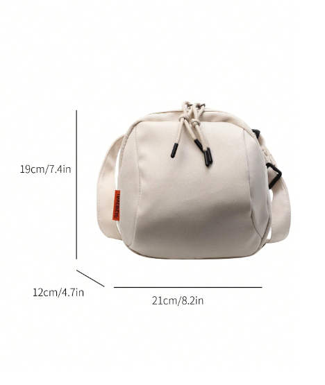 🍄 ❶❺Bolso cruzado de tela para mujer, bolso de hombro de gran capacidad (L21cm*W12cm*H19cm)